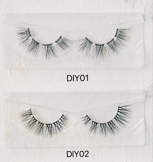 DIY cluster lashes