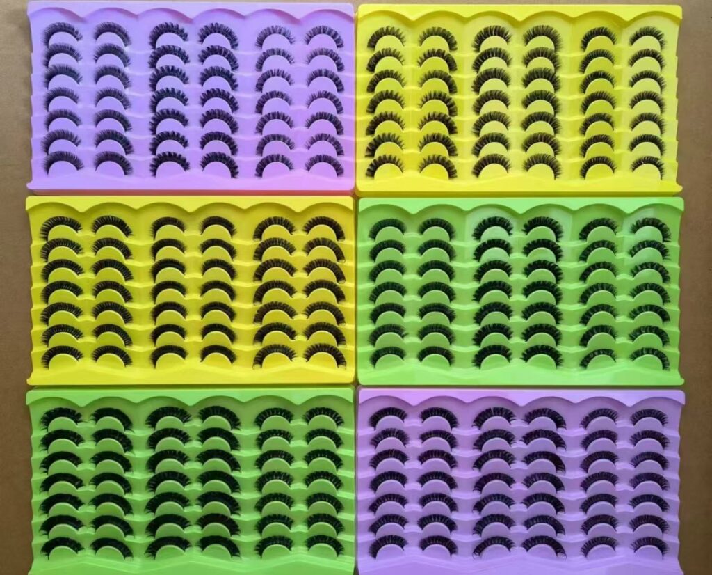 fluffy faux mink lashes for India market