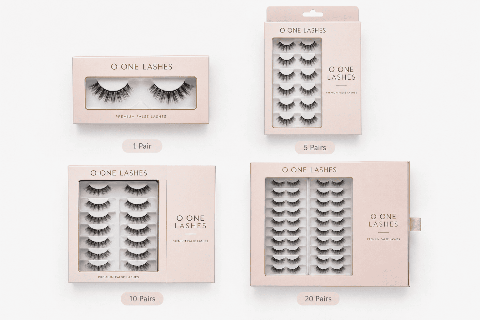 o one lashes custom lash box